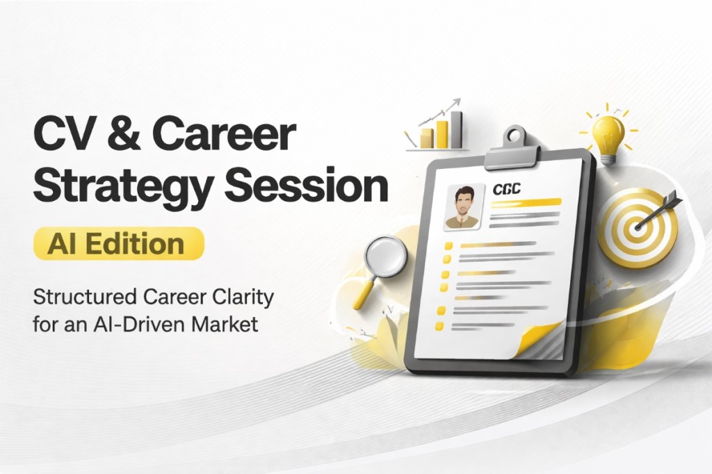 CV & Career Strategy Session for job seekers and Individuals who are looking to boost their careers