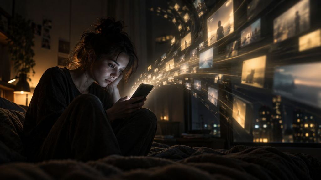 Social Media Addiction, Doomscrolling, and Burnout